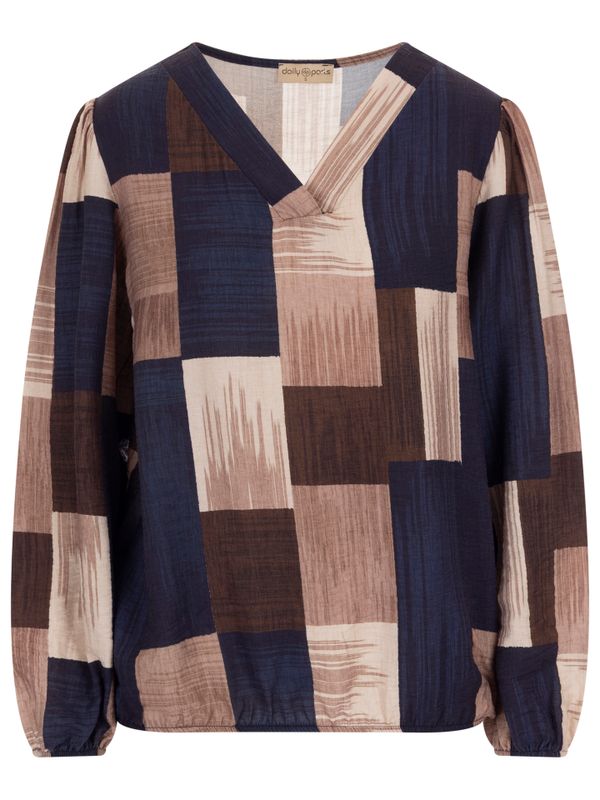 daily parts Blouse Mondria Blauw 2900083474041