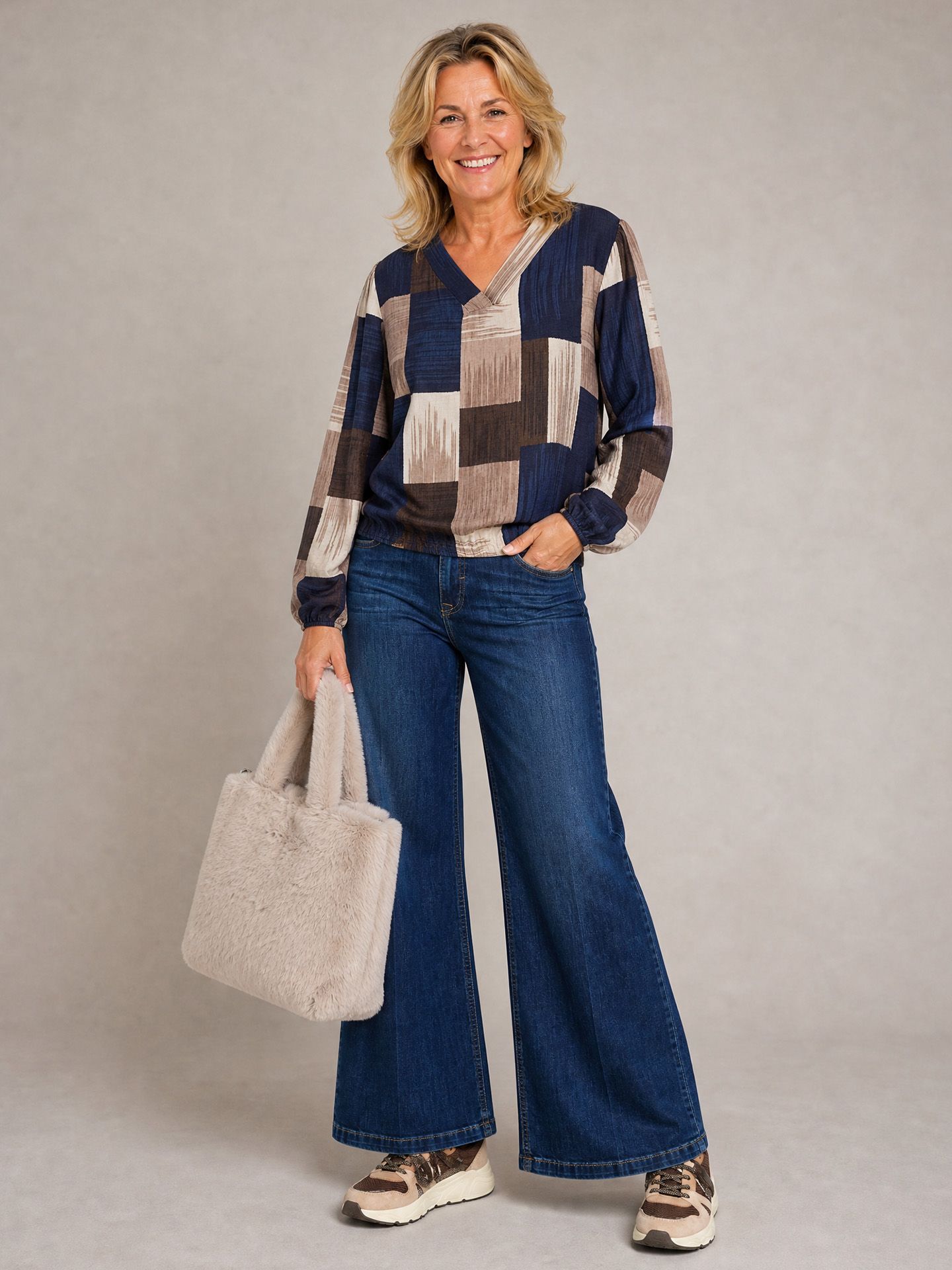 daily parts Blouse Mondria Blauw 00085620-1500
