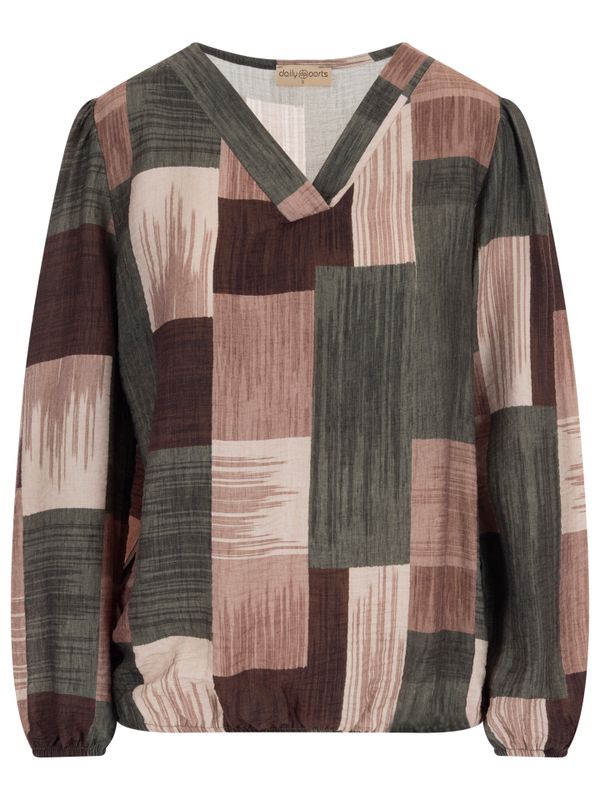 daily parts Blouse Mondria Groen 2900083473020