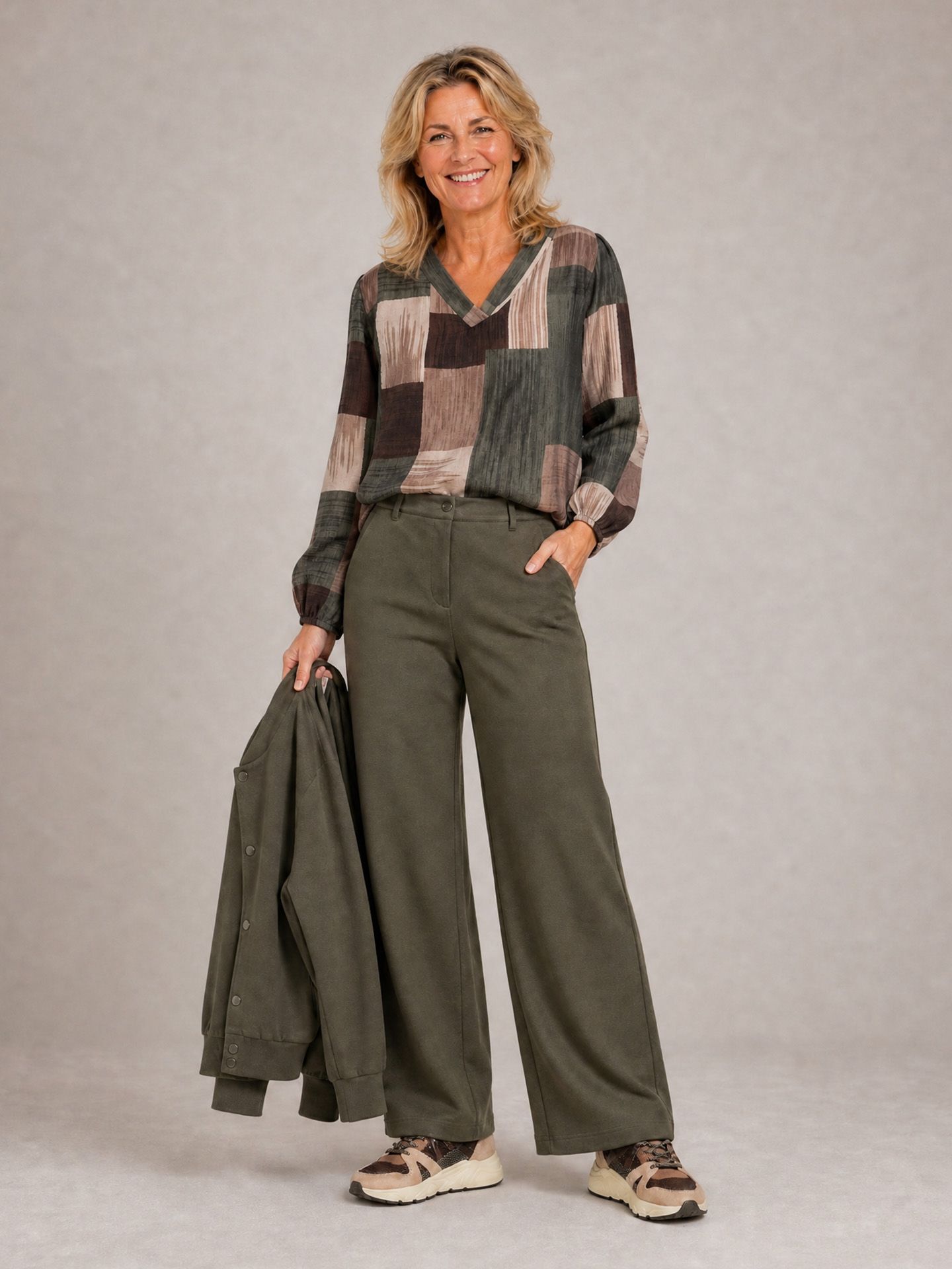 daily parts Blouse Mondria Groen 00085620-6300