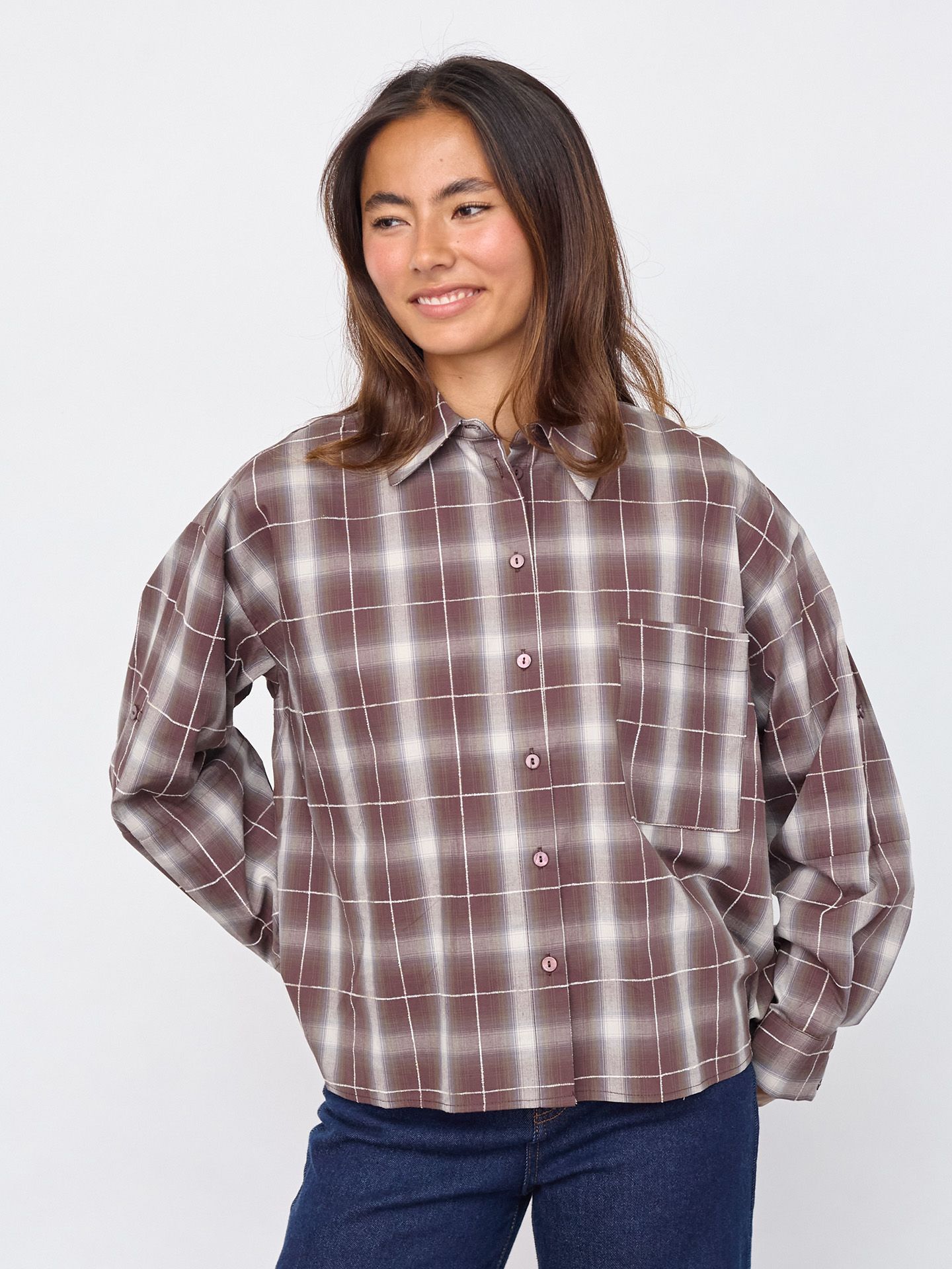 Sisters Point Blouse Irine Taupe 00085624-5500