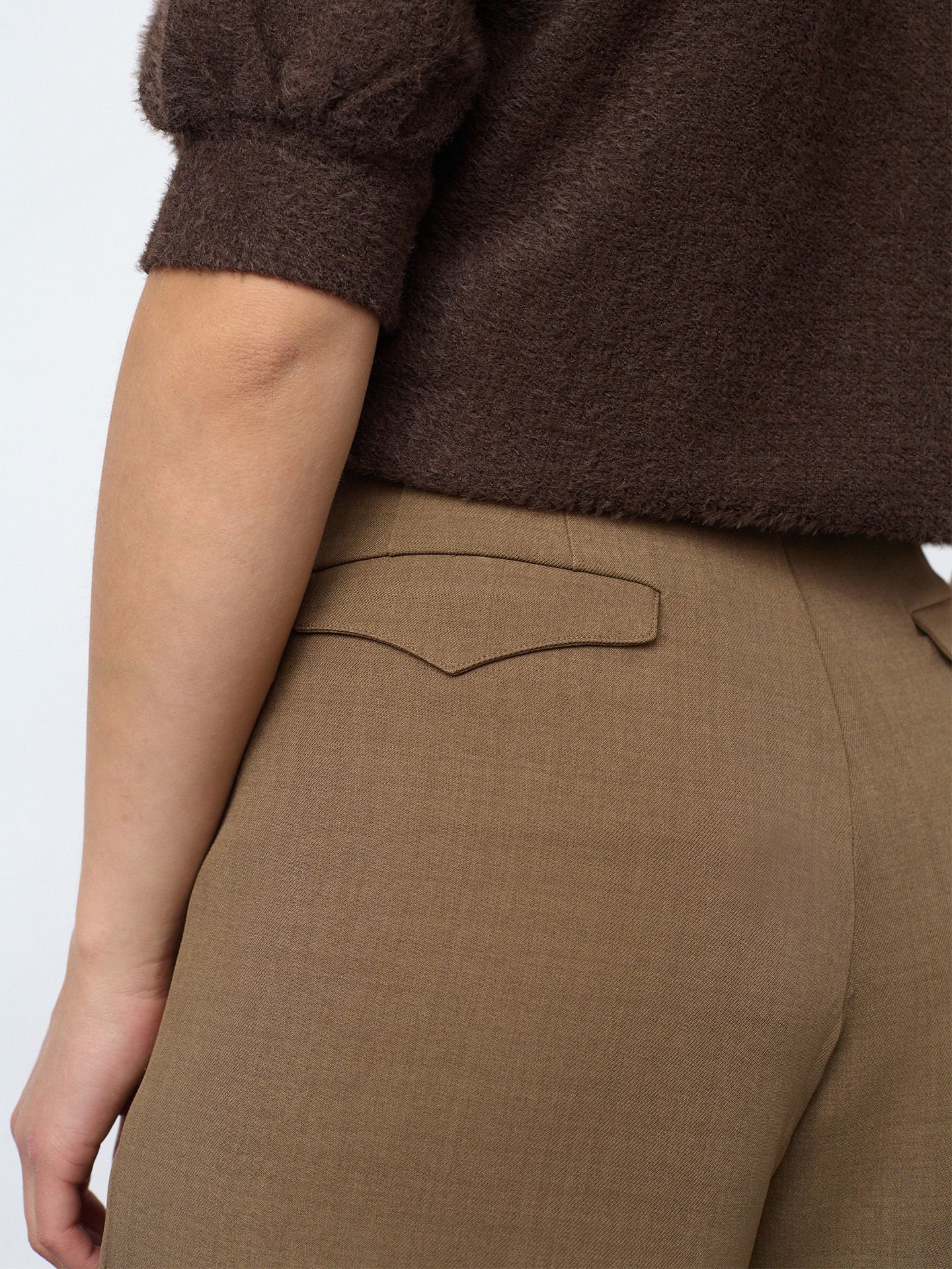Sisters Point Wide leg Broek Garwin Taupe 00085625-5510