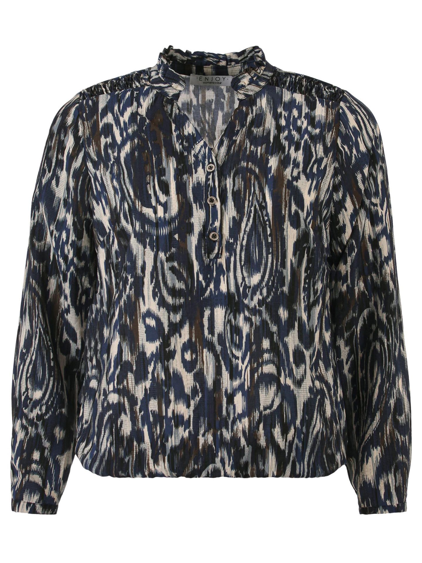Enjoy Womenswear Blouse Deana Blauw 00085681-1500