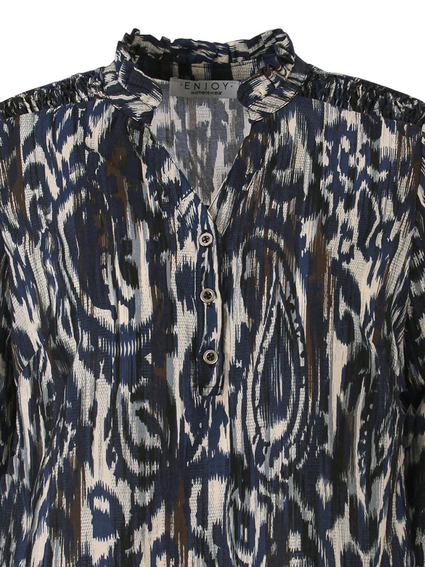 Enjoy Womenswear Blouse Deana Blauw 00085681-1500