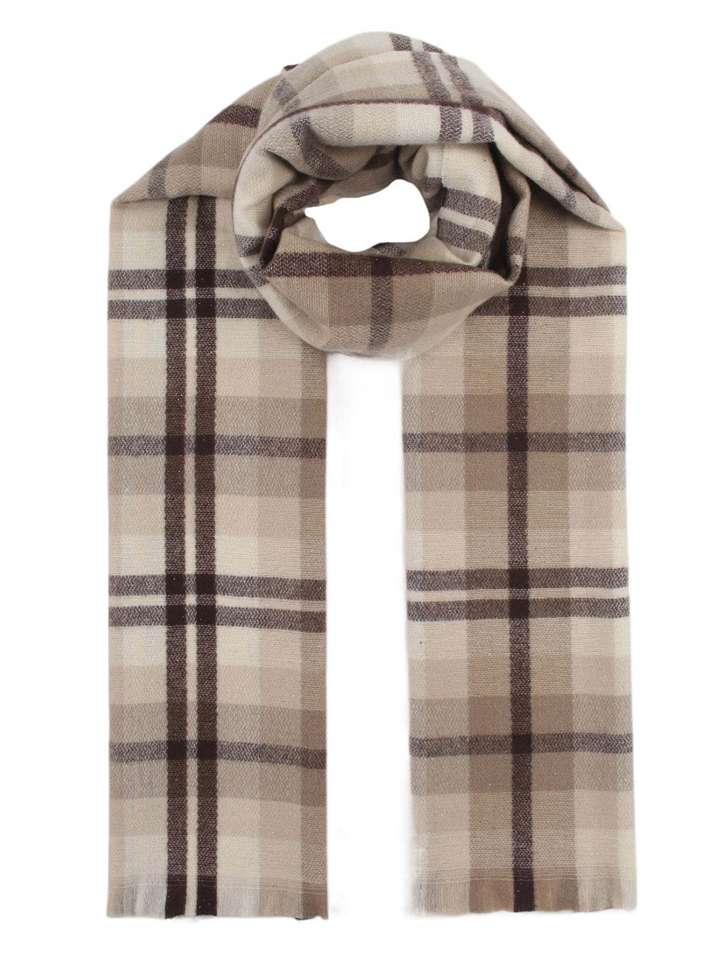 Schijvens mode Sjaal Donna Taupe 00085758-5500