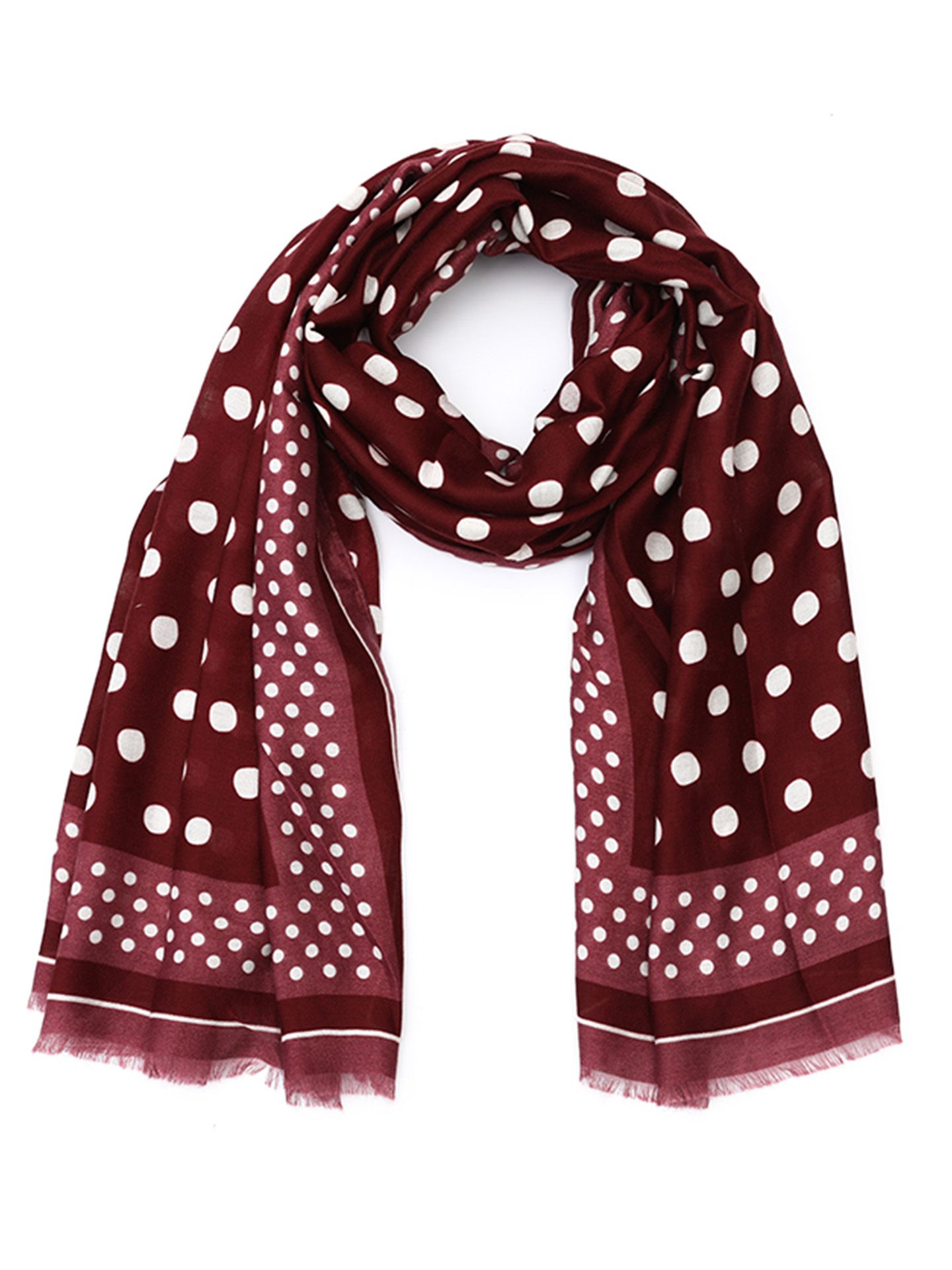 Schijvens mode Sjaal Lily Rood 00085759-3600