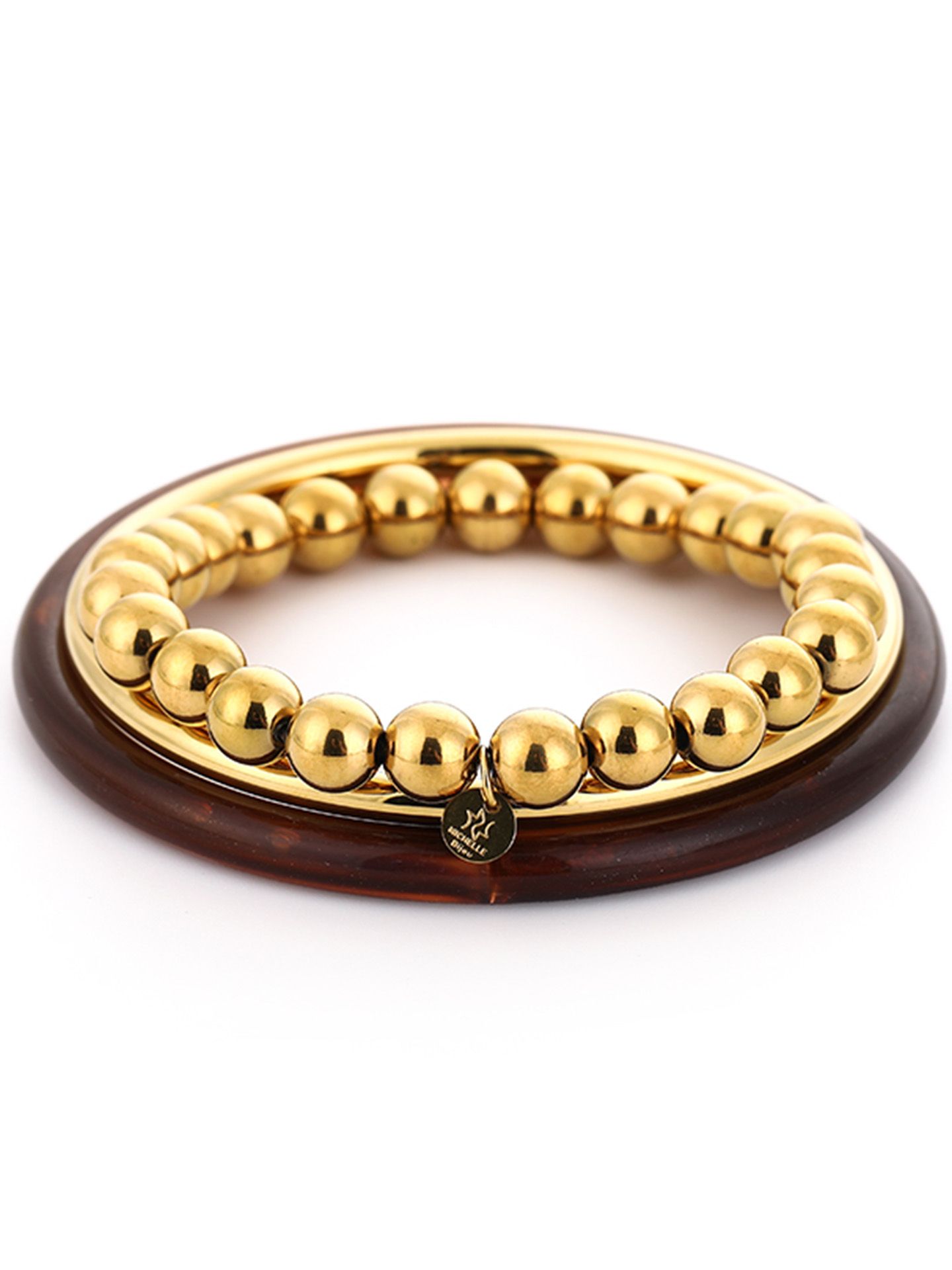 Schijvens mode Armband Fenna Bruin 00085780-5800