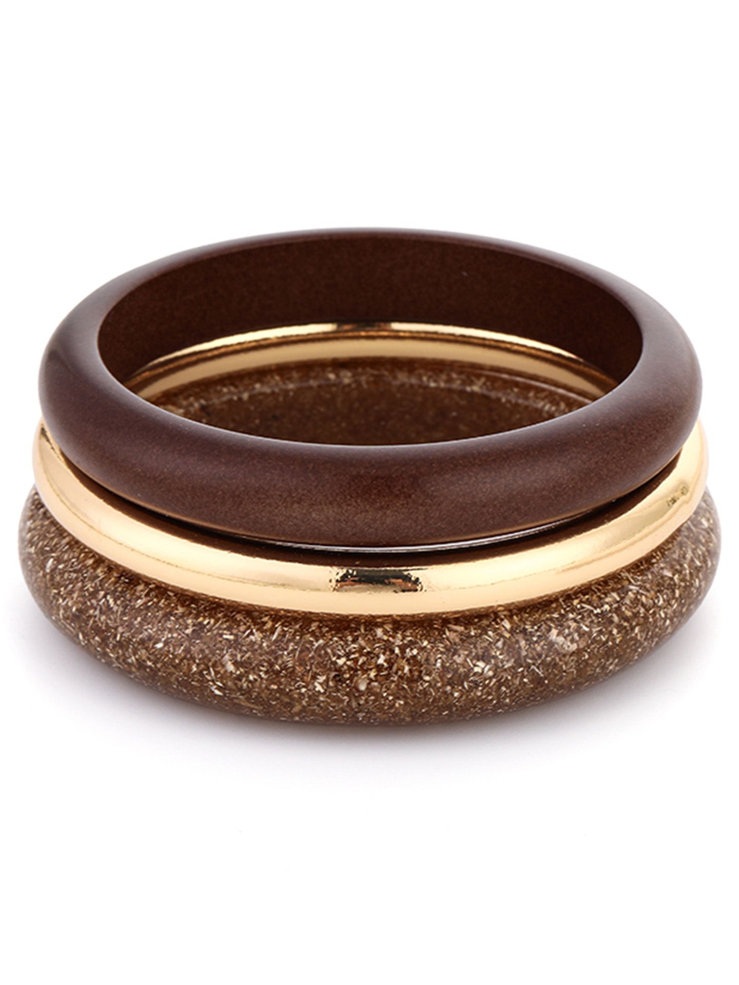 Schijvens mode Armband Nolanja Bruin 00085783-5800
