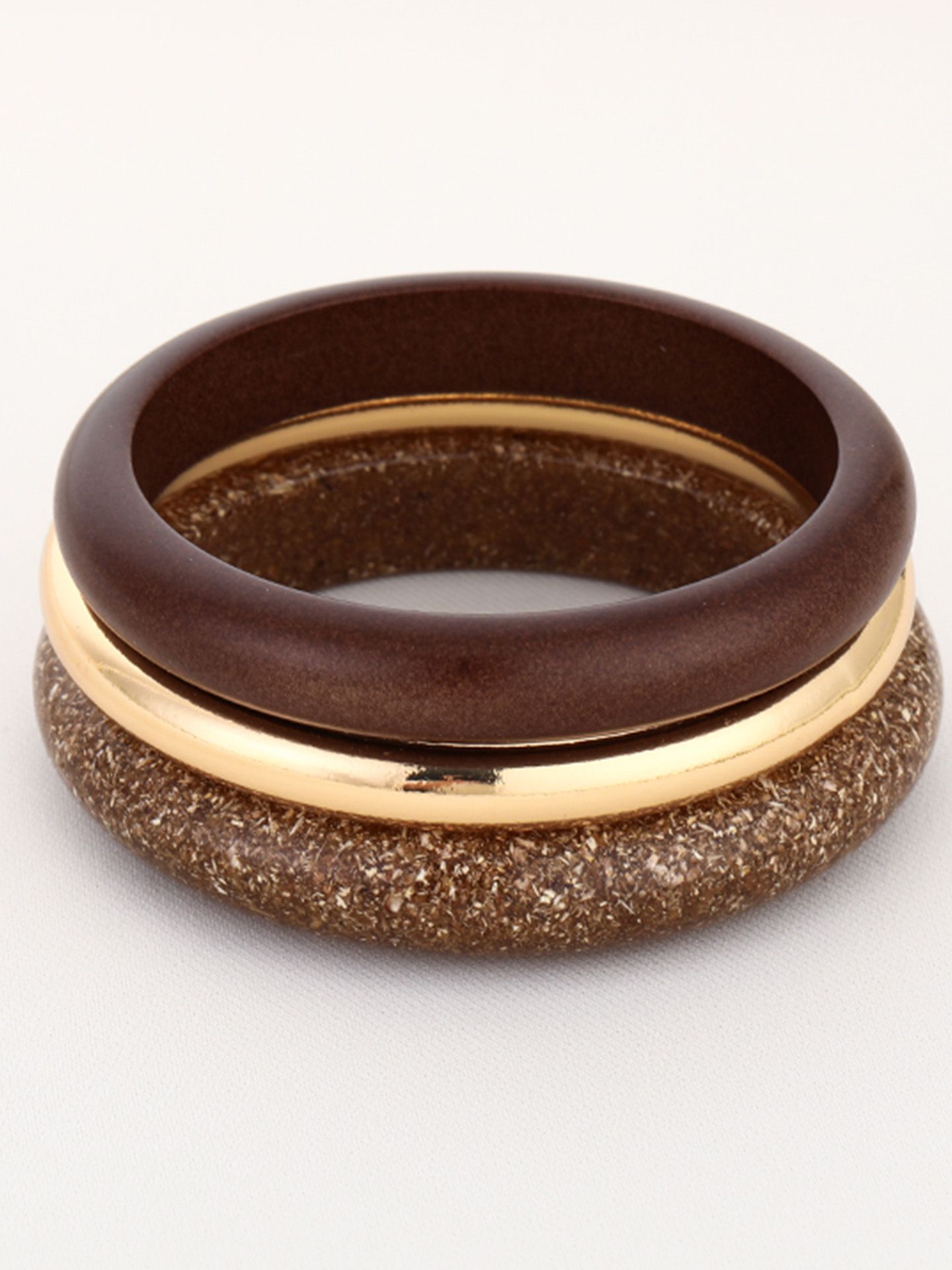Schijvens mode Armband Nolanja Bruin 00085783-5800