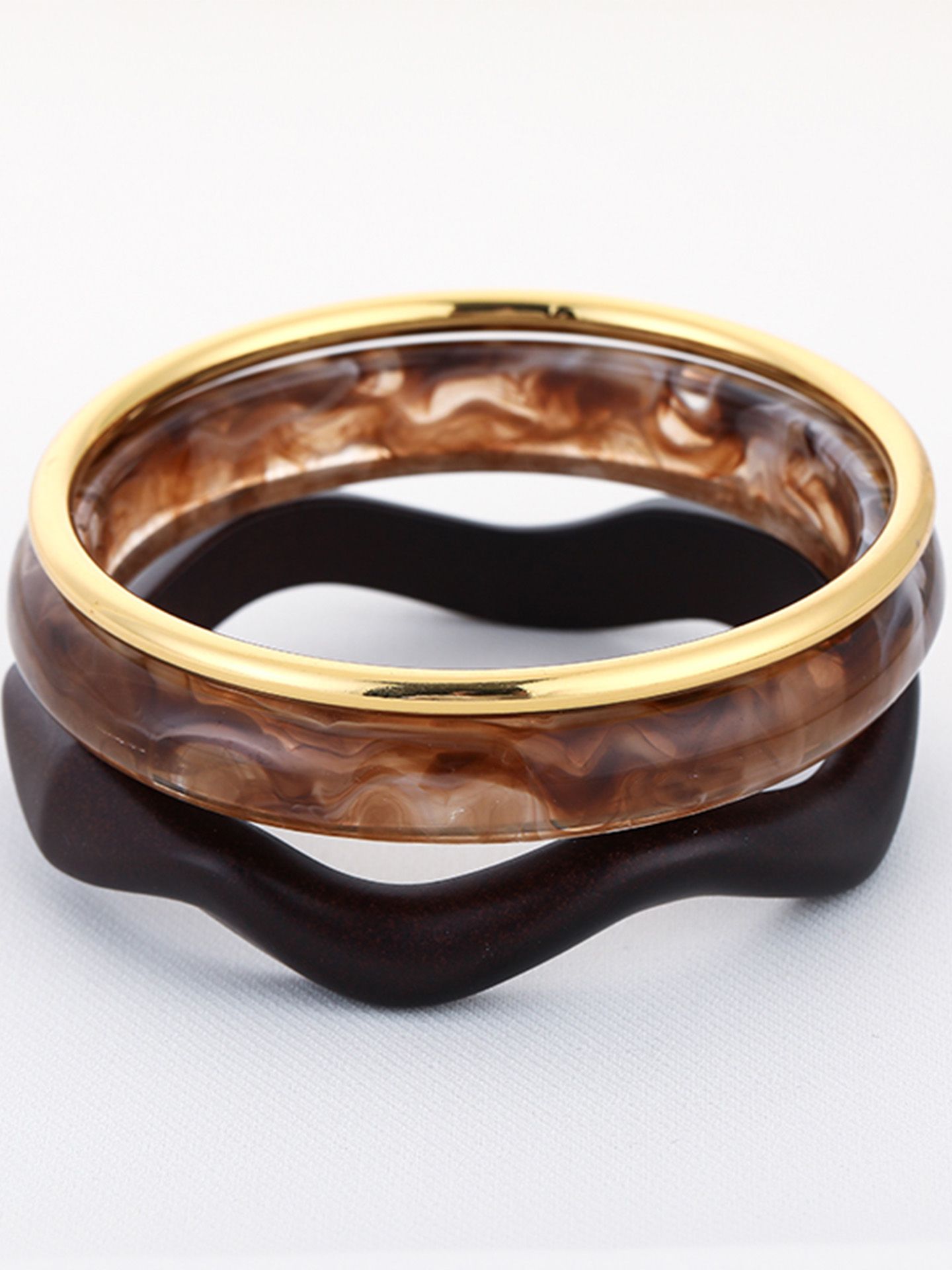 Schijvens mode Armband Jetje Taupe 00085784-5500