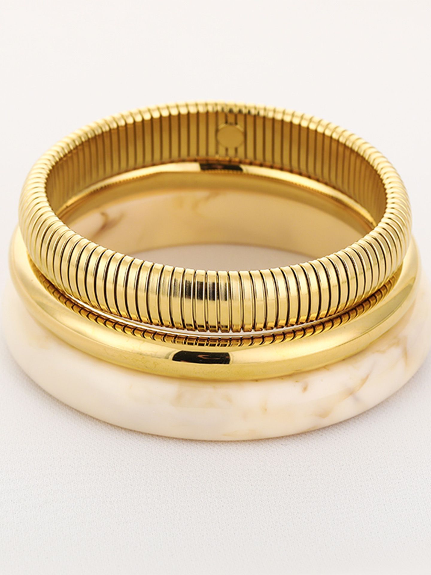 Schijvens mode Armband Ansje Beige 00085785-5201