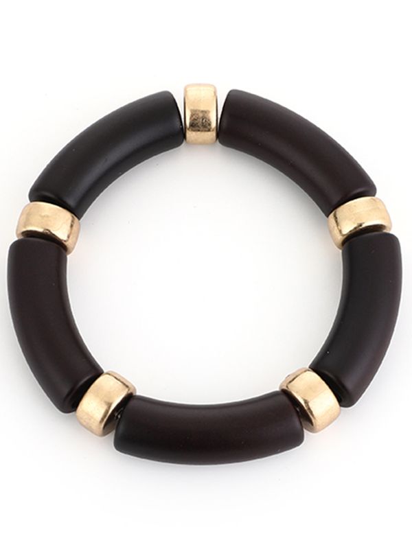 Schijvens mode Armband Sterre Bruin 2900083751012
