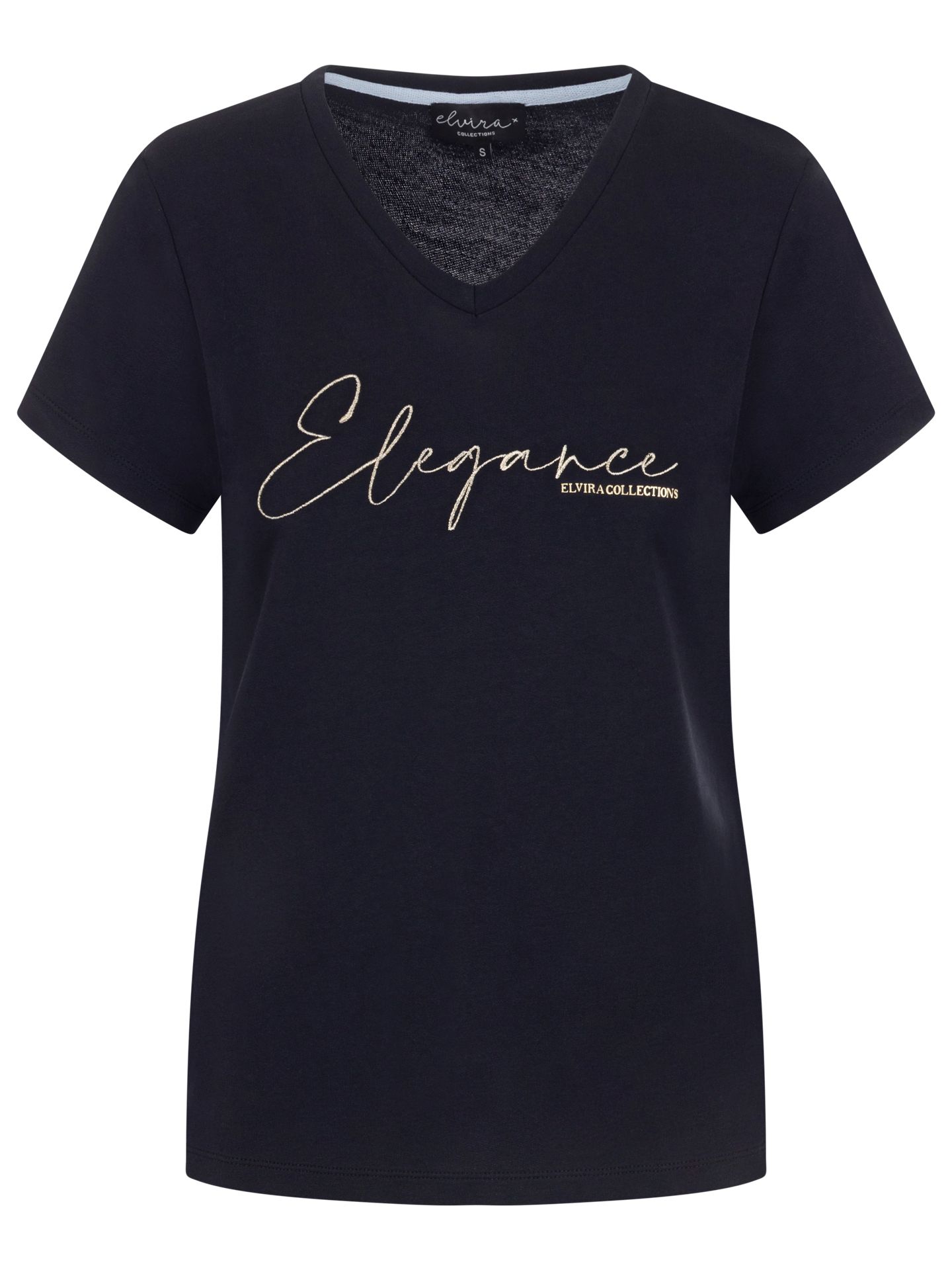Elvira Collections T-shirt Elegance Blauw 00085850-1500