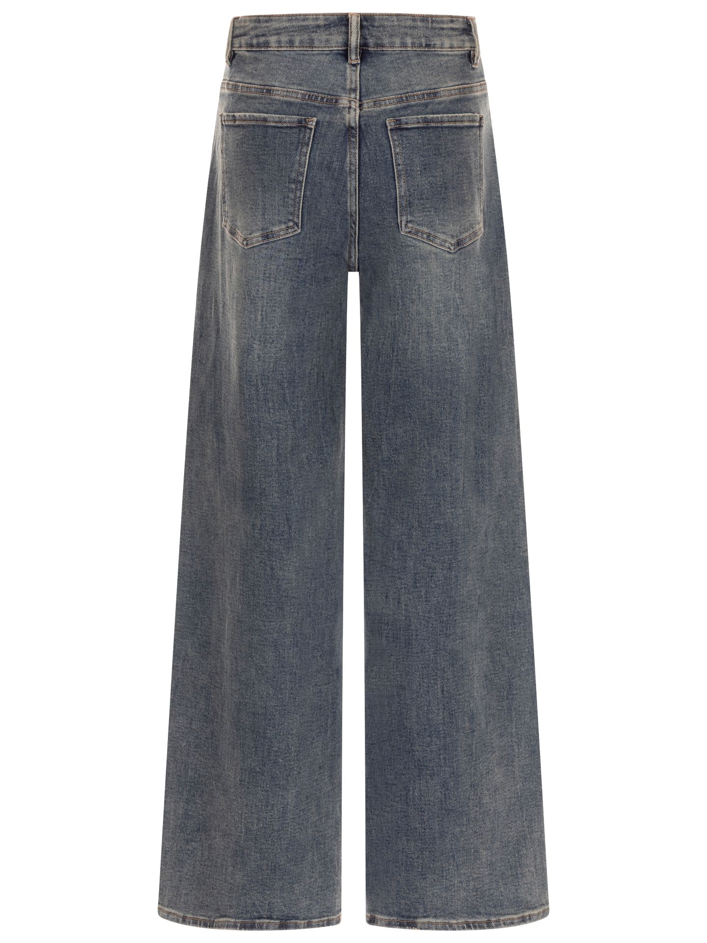 Laulia Wide Leg Jeans Quinty Blauw 00085917-590
