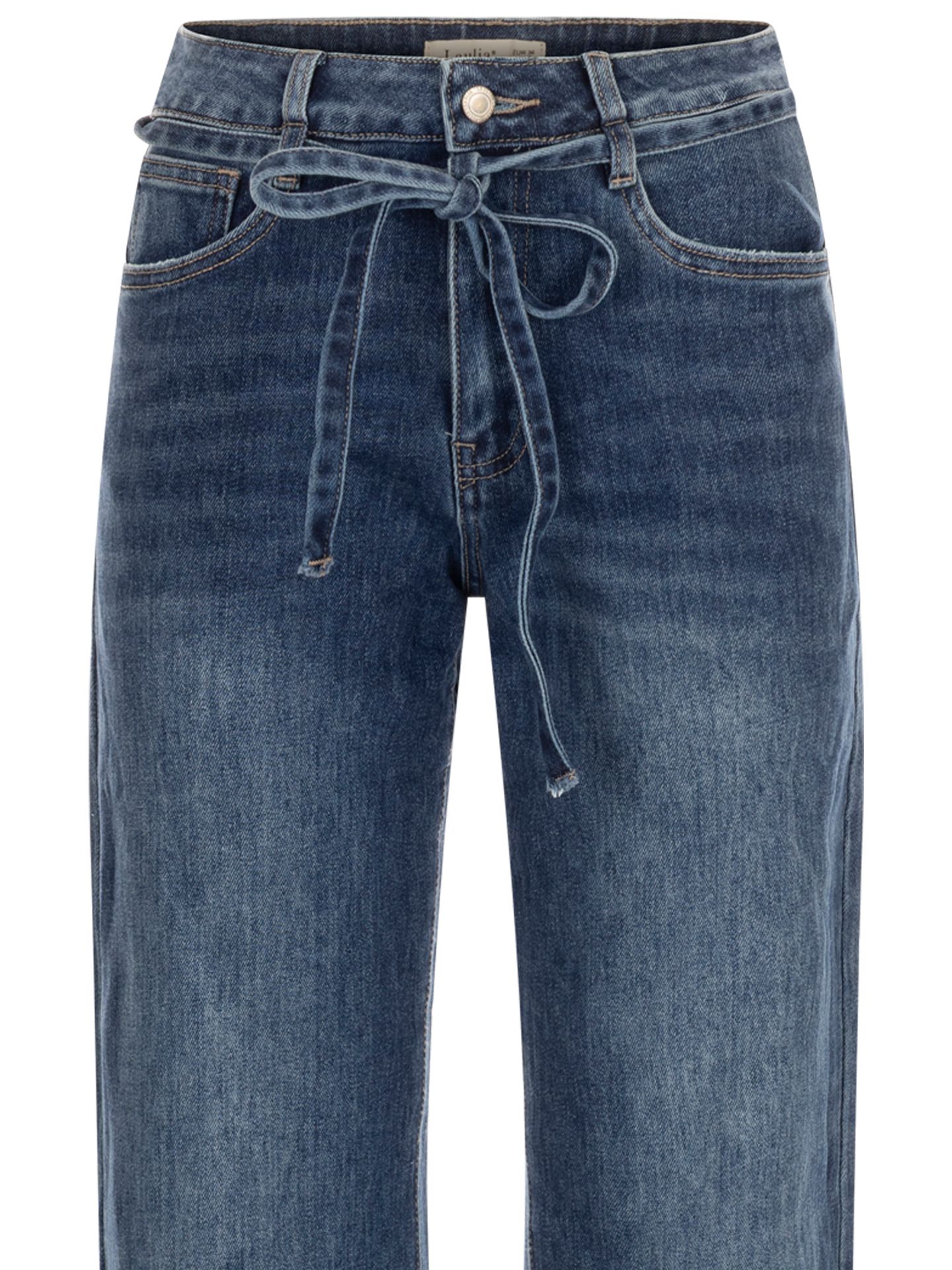 Laulia Wide Leg Jeans Faye Blauw 00085918-770