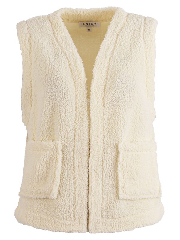 Enjoy Womenswear Gilet Lonneke Off white 2900083980054