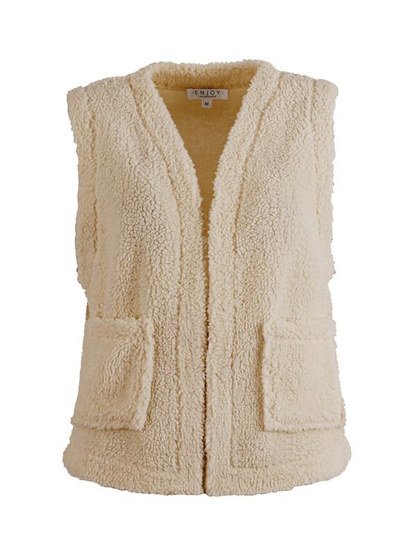Enjoy Womenswear Gilet Lonneke Beige 2900083981020