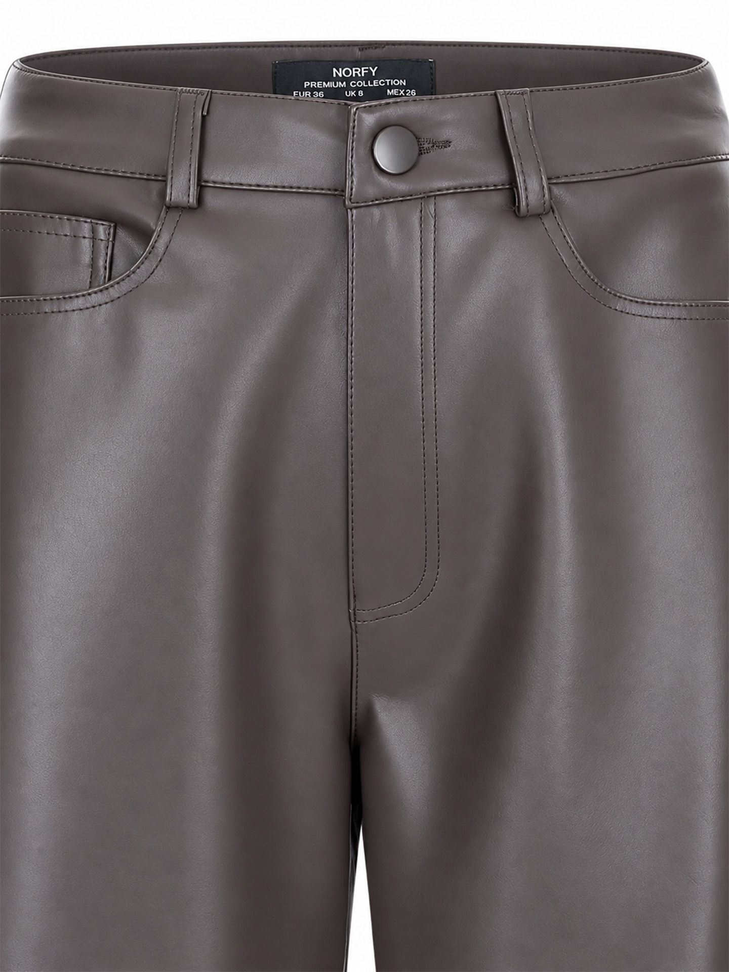 Norfy Barrel broek Selina Bruin 00086032-5800