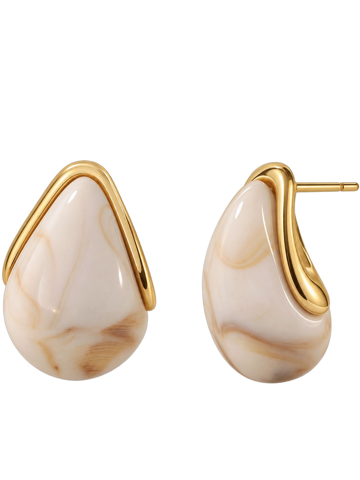 Lovelika Oorbellen Bridget Beige 00086103-5200