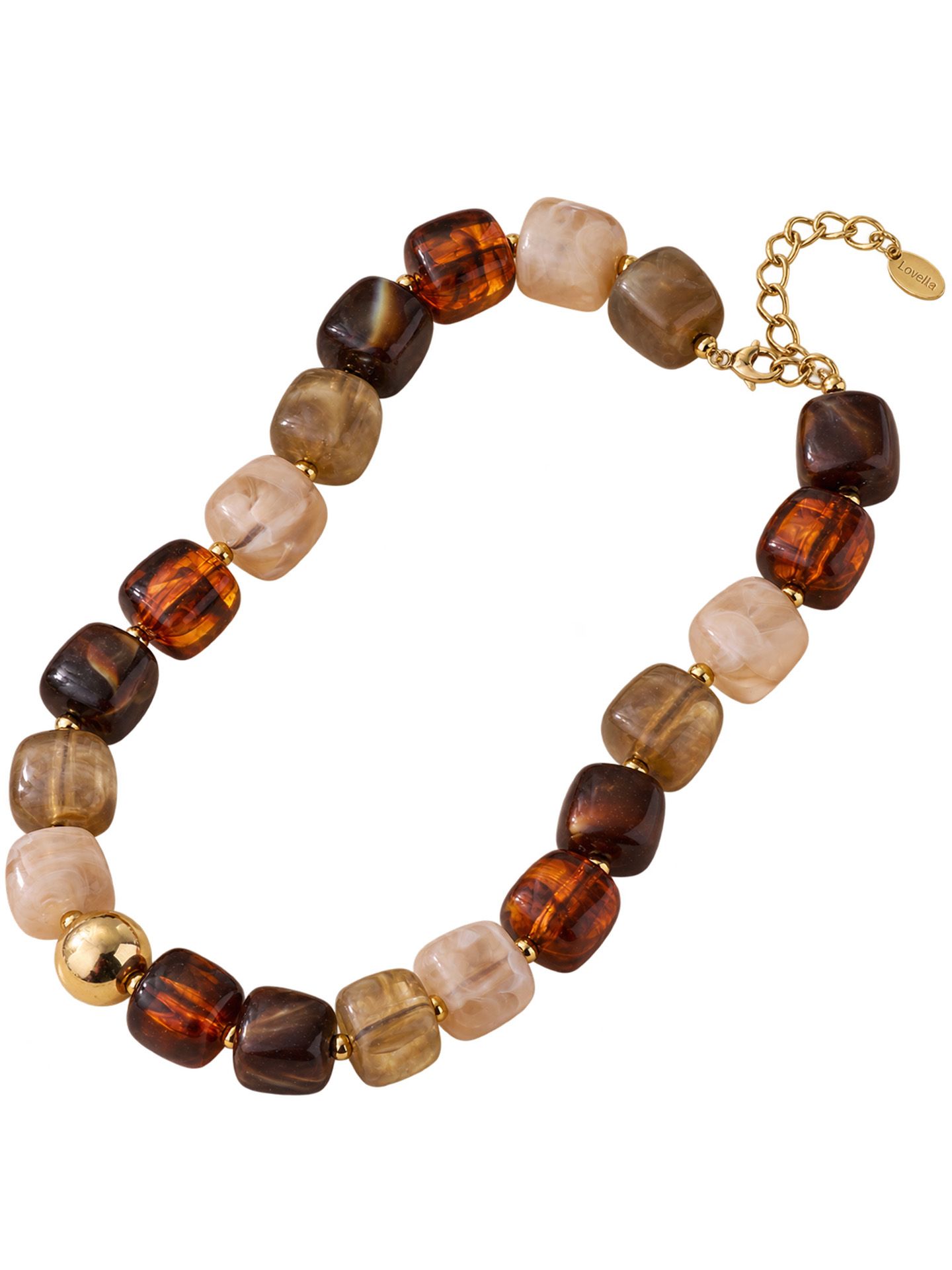 Lovelika Ketting Marlijn Taupe 00086106-5500