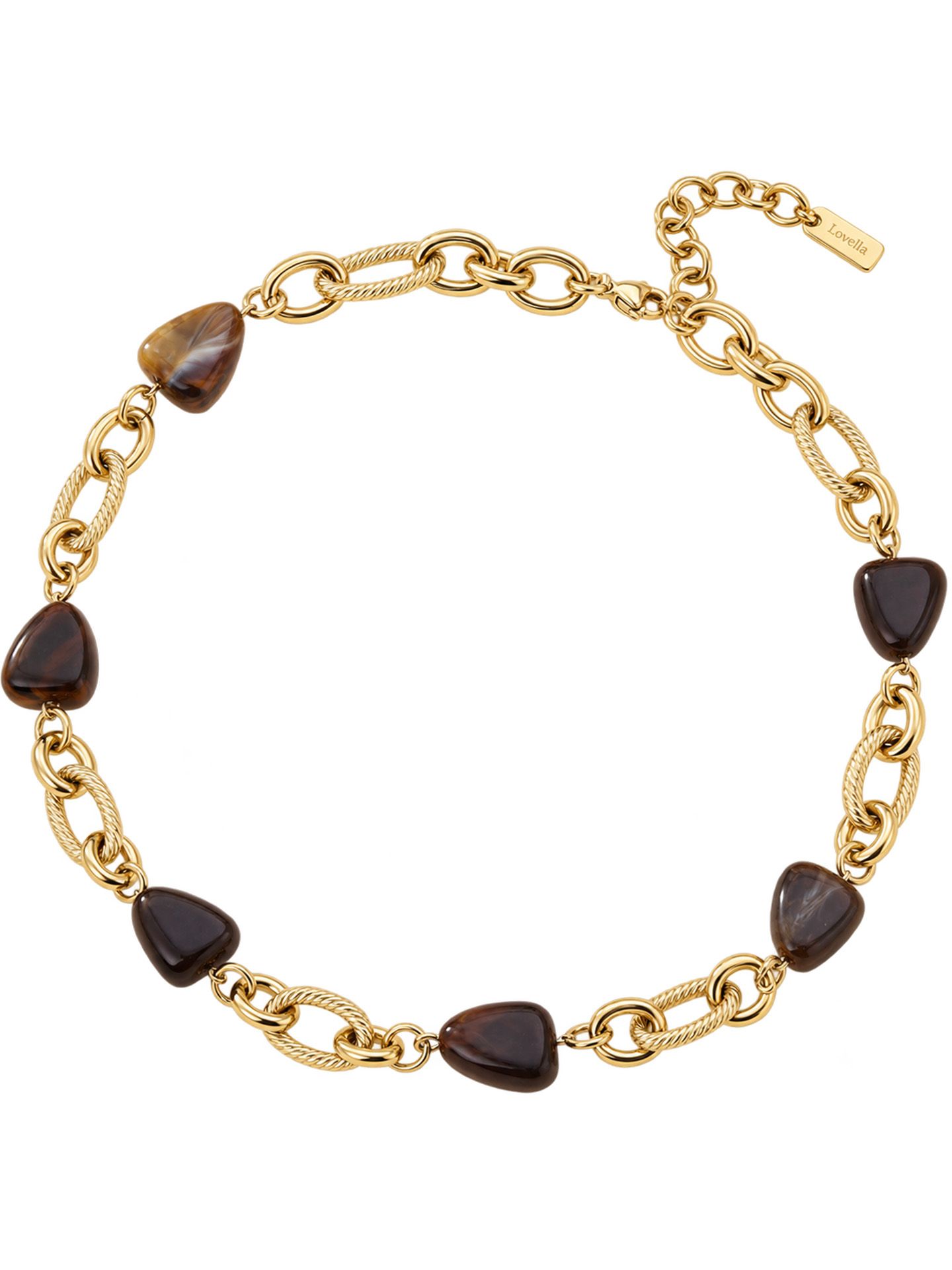 Lovelika Ketting Aukje Bruin 00086114-5800