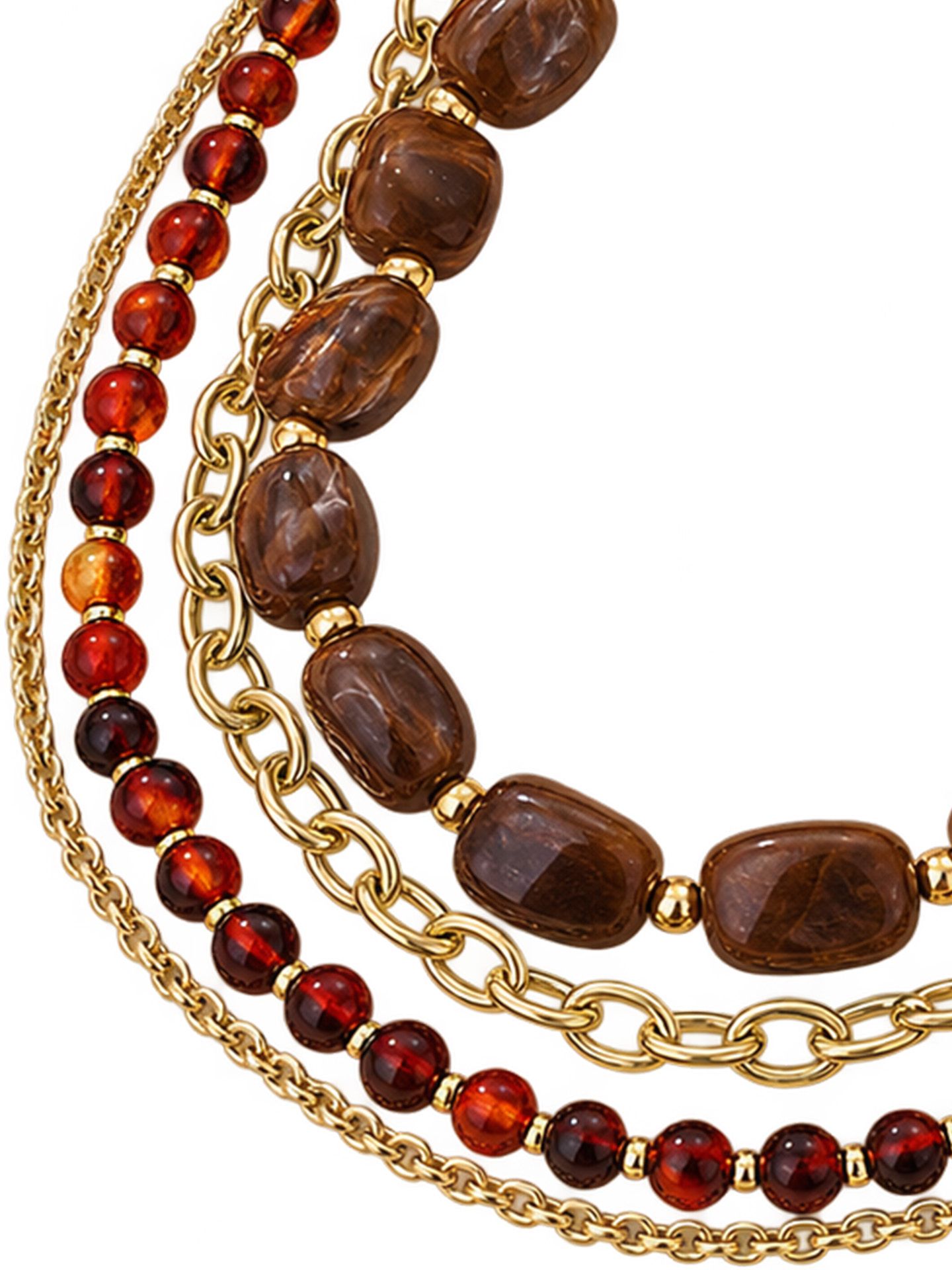 Lovelika Ketting Olda Bruin 00086137-5800