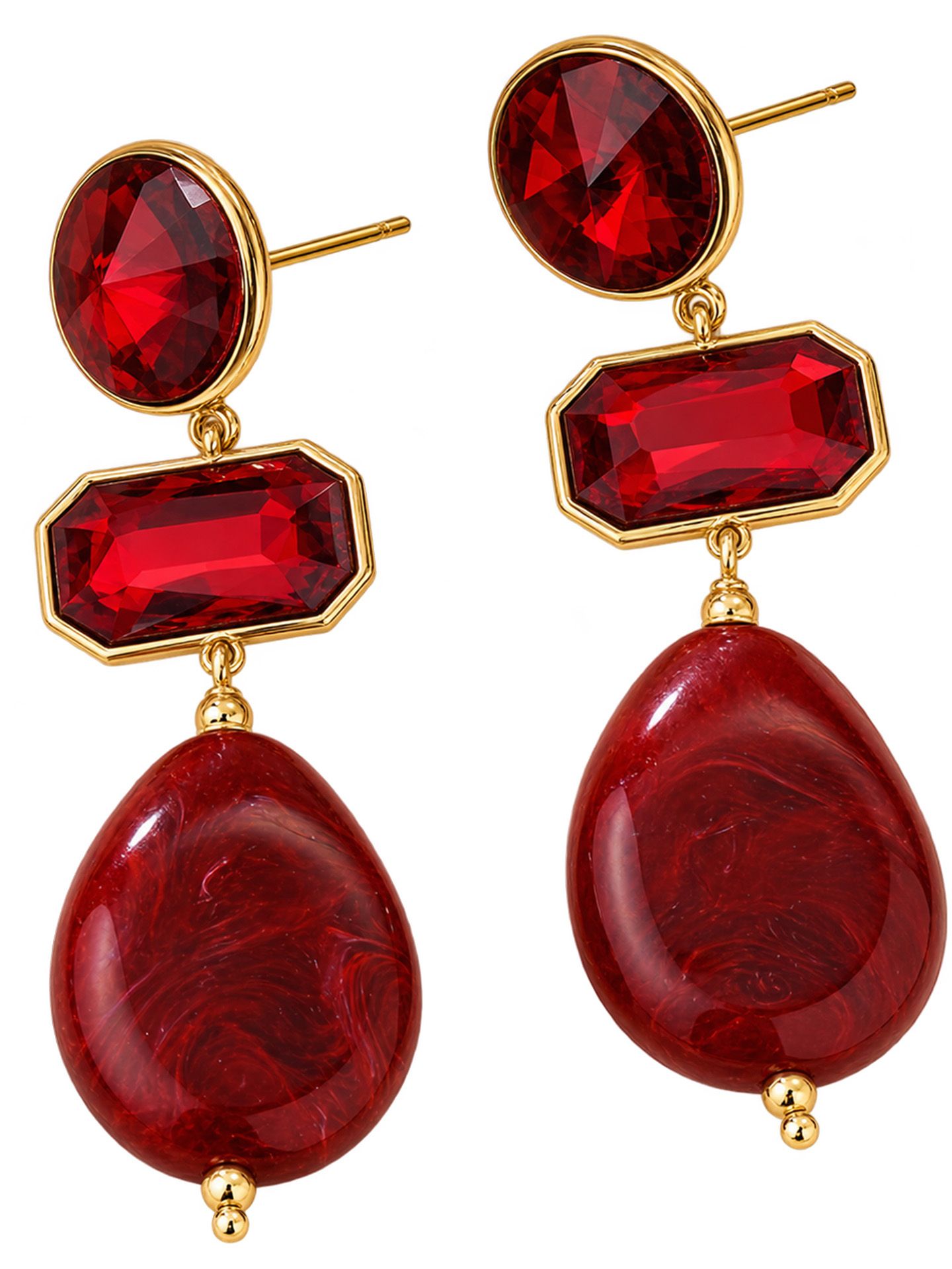 Lovelika Oorbellen Mae Rood 00086139-3600