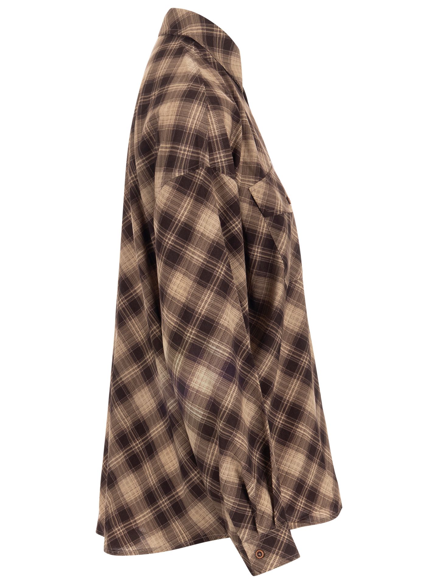 ICNK Blouse Chevron Bruin 00086181-5800