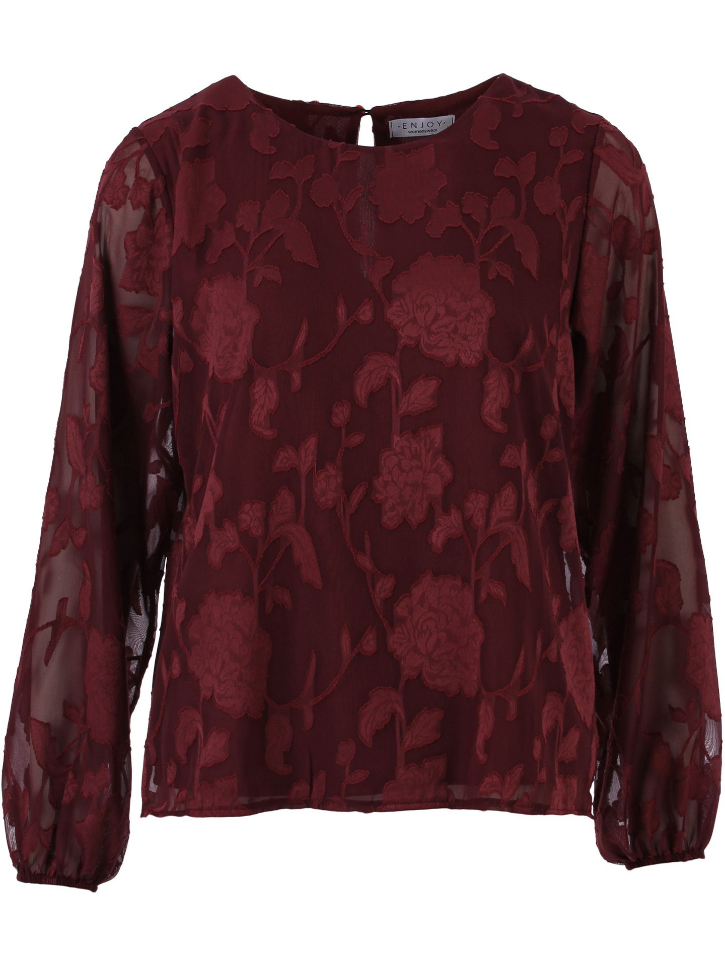 Enjoy Womenswear Blouse Mette Rood 00086201-3600