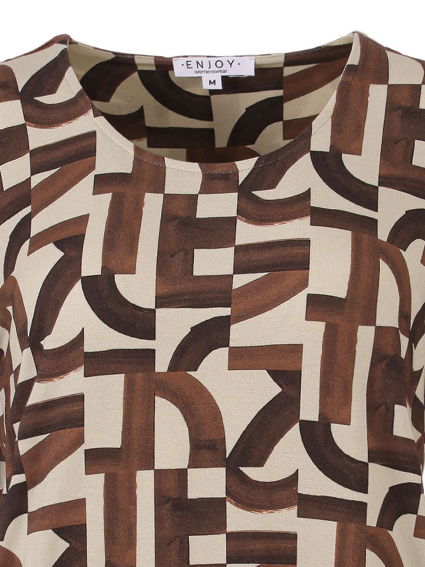 Enjoy Womenswear Shirt Quinta Bruin 00086204-5800