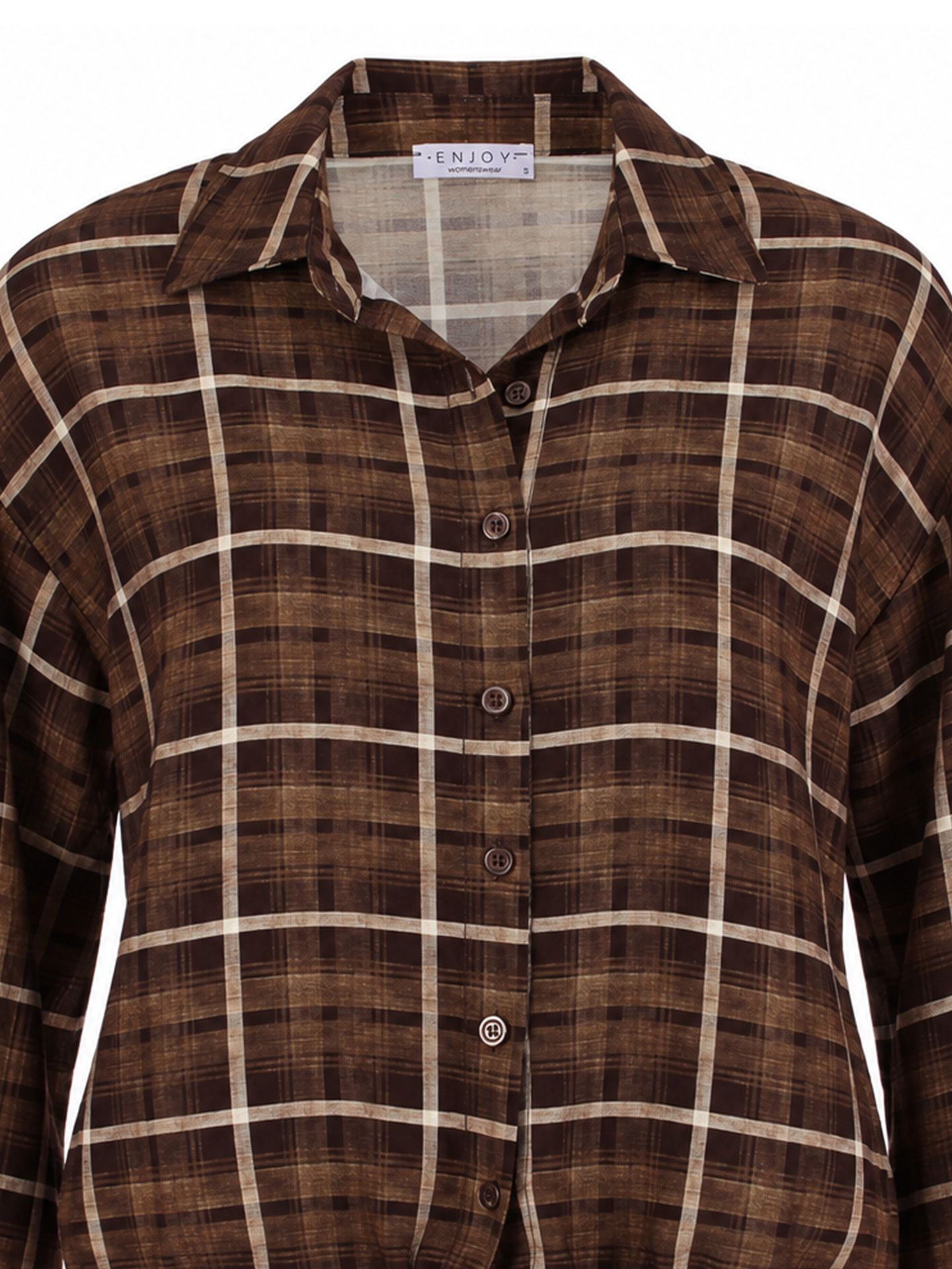 Enjoy Womenswear Blouse Anja Bruin 00086209-5800