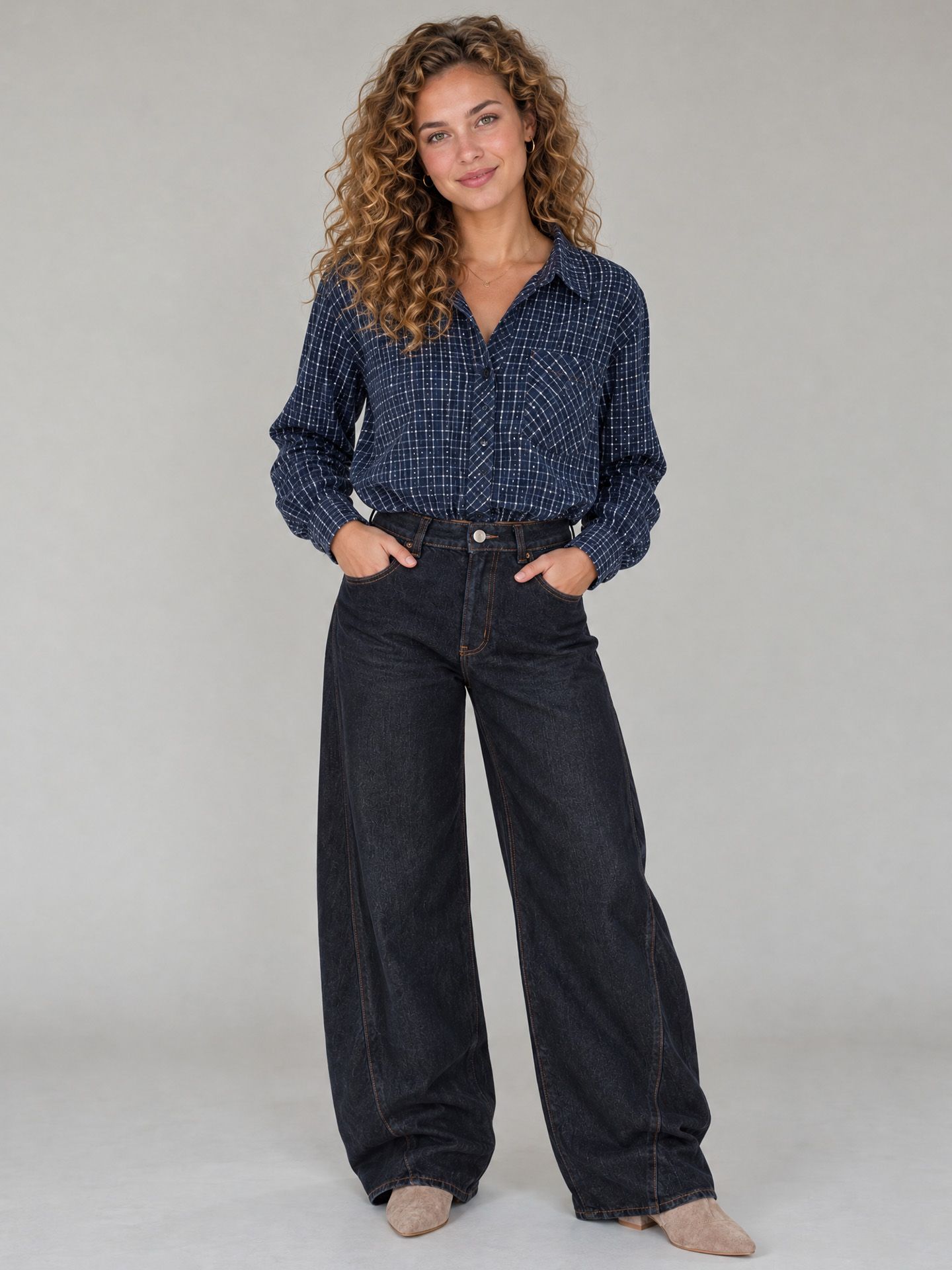 Flamant Rose Blouse Mabel Blauw 00086282-1500