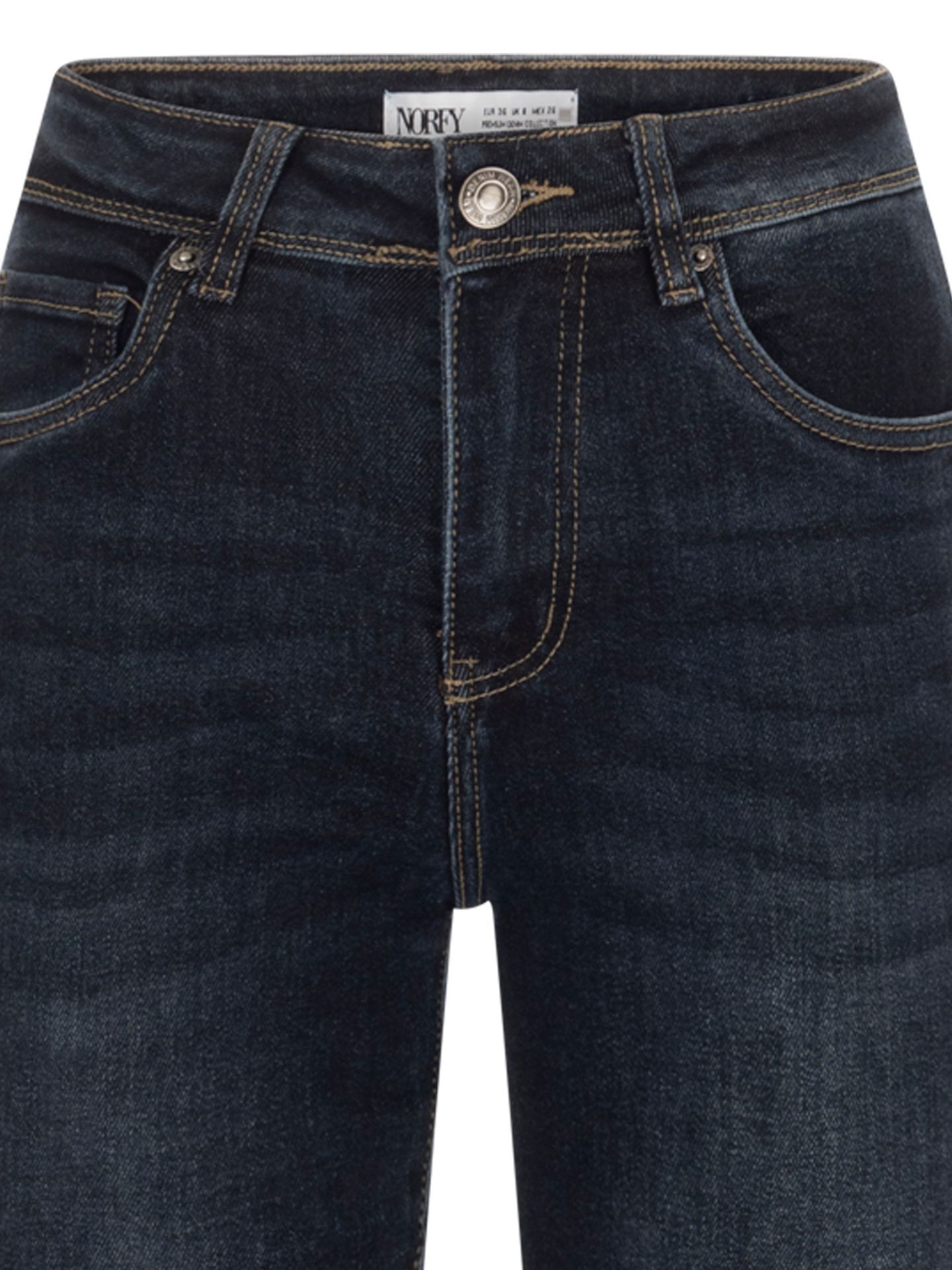 Norfy Straight Jeans Puck Blauw 00086291-581
