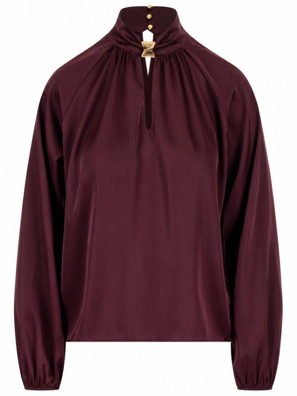 daily parts Blouse Fatin Rood 2900084664045