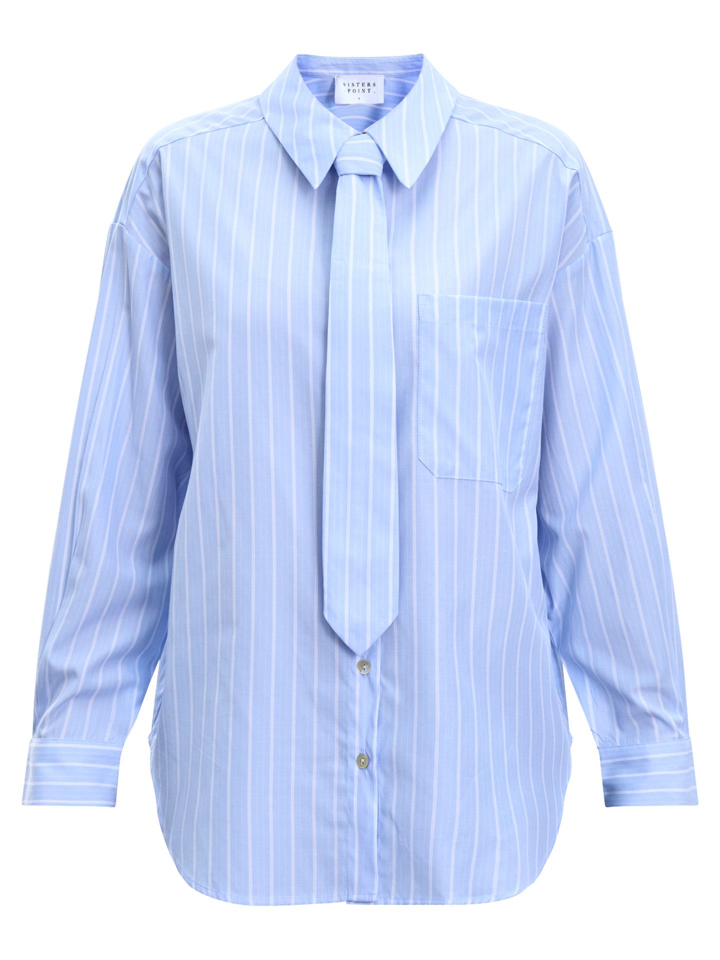 Sisters Point Blouse Vanya Blauw 00086775-1600